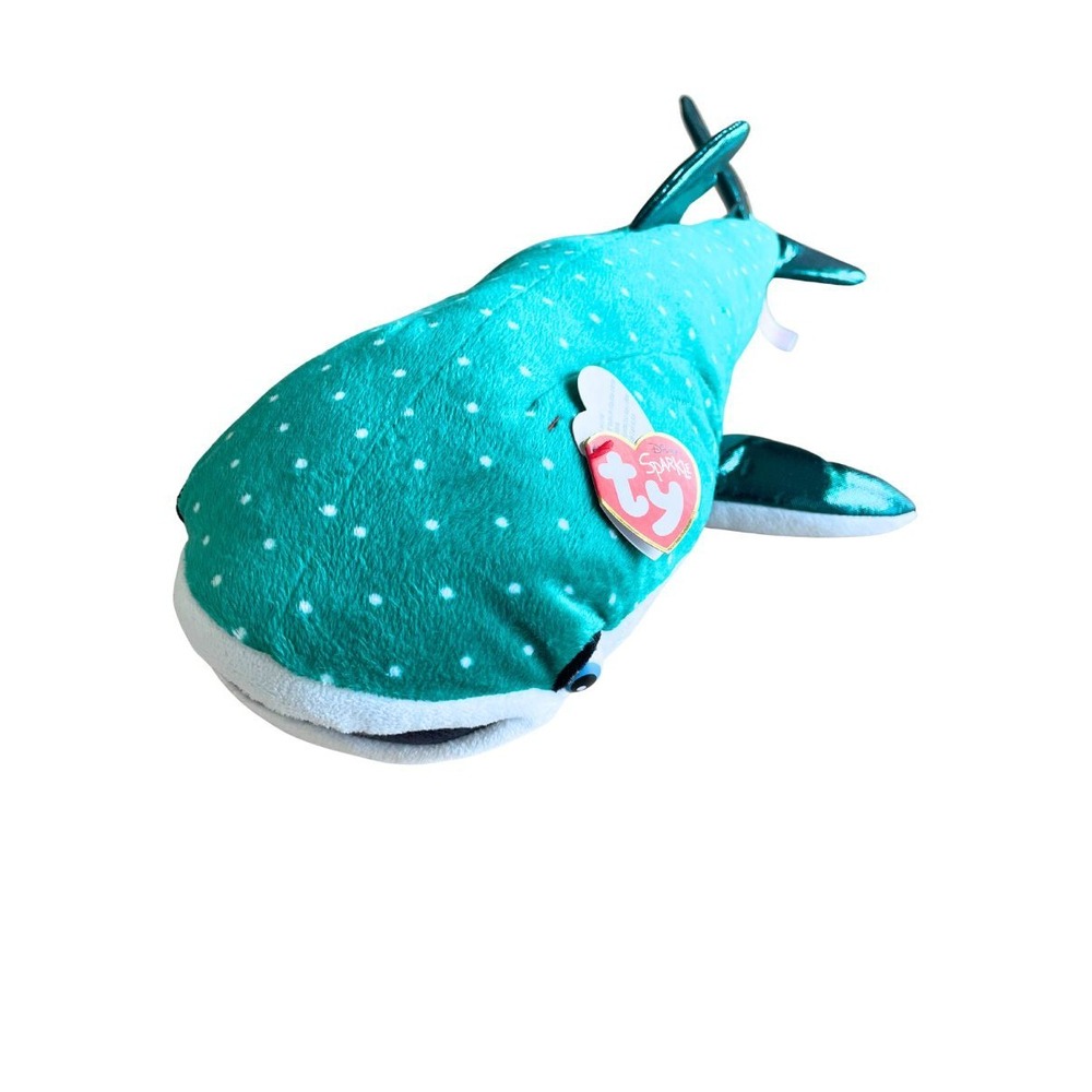 NEW XL Jumbo 18" Ty Beanie‎ Boos Whaley Whale Shark Sparkle Plush Stuffed Animal